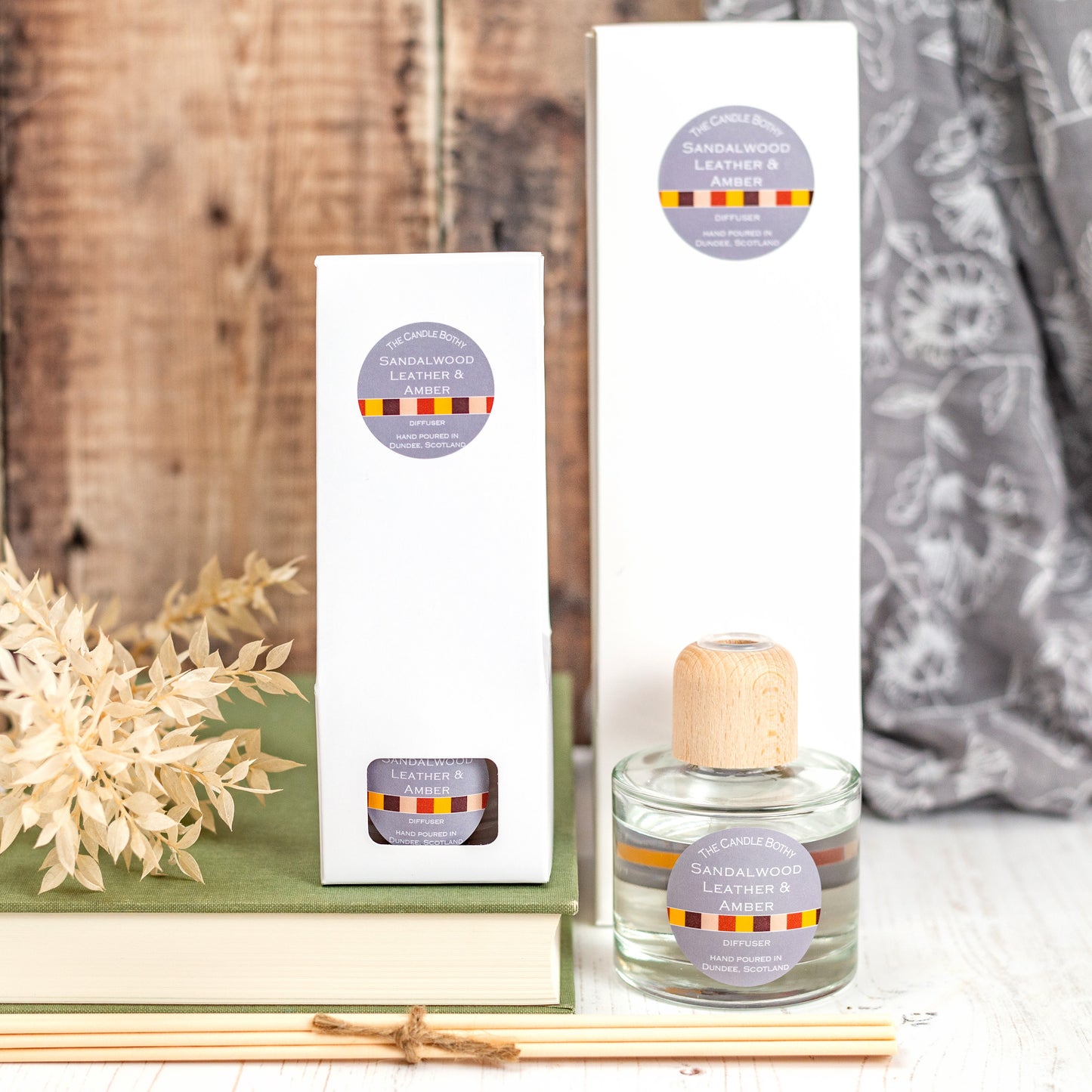 SANDALWOOD, LEATHER & AMBER