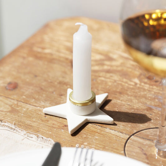 STAR CANDLESTICK HOLDER
