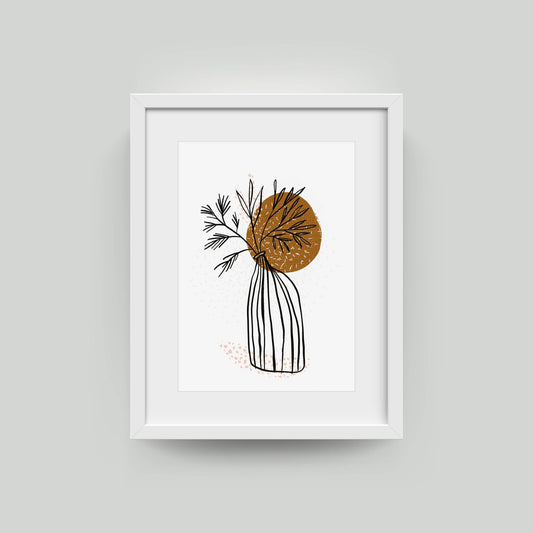ABSTRACT VASE PRINT
