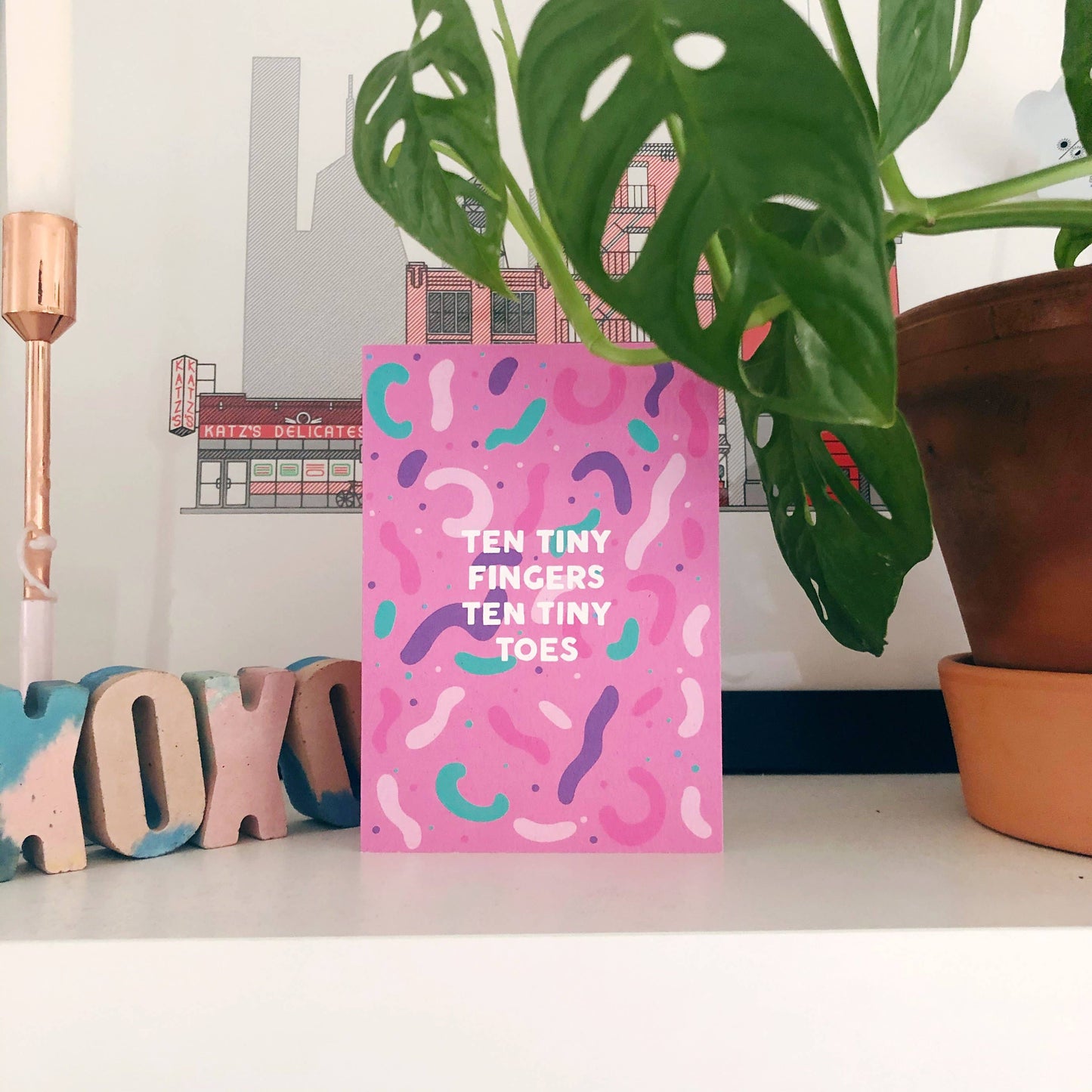 TEN TINY FINGERS CARD