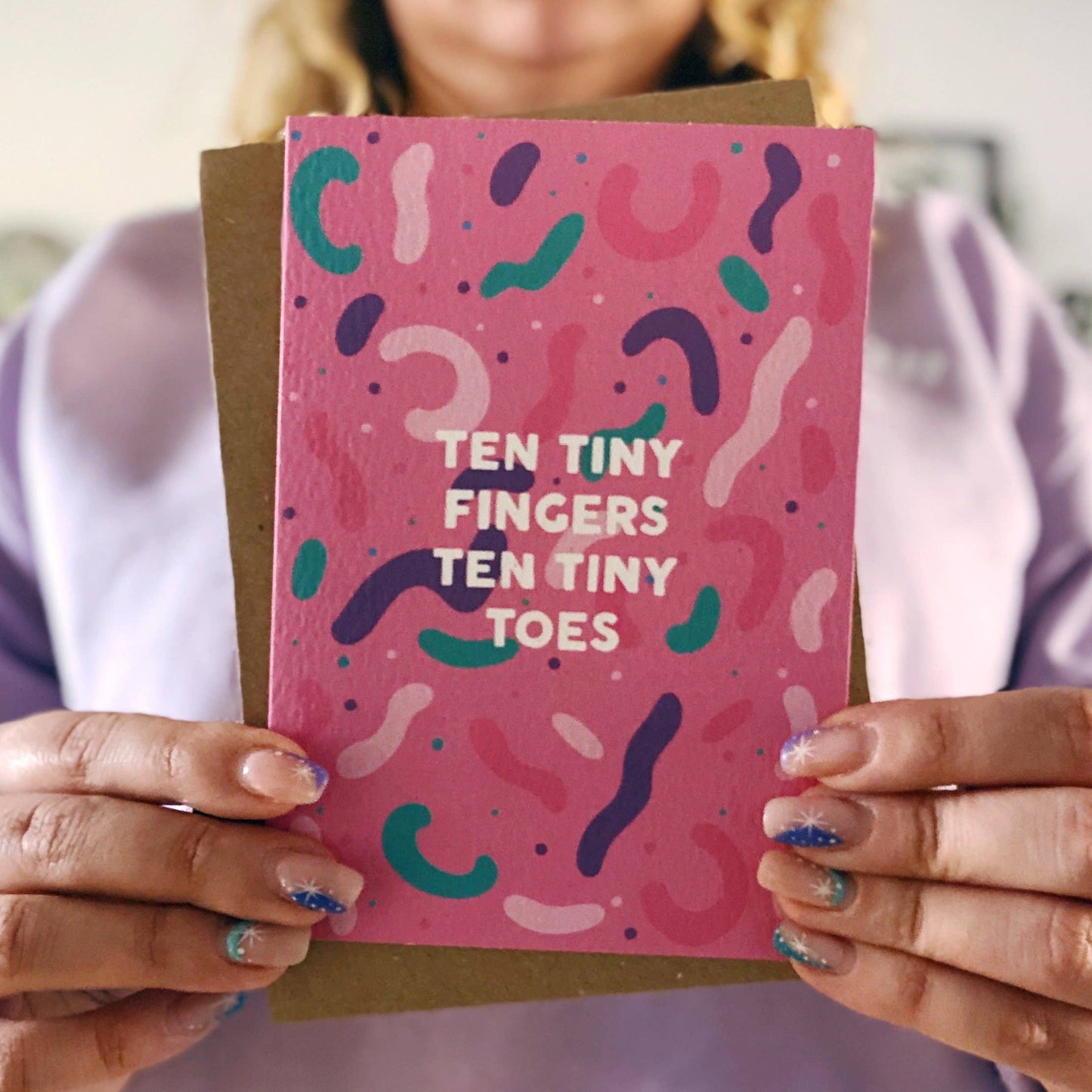 TEN TINY FINGERS CARD