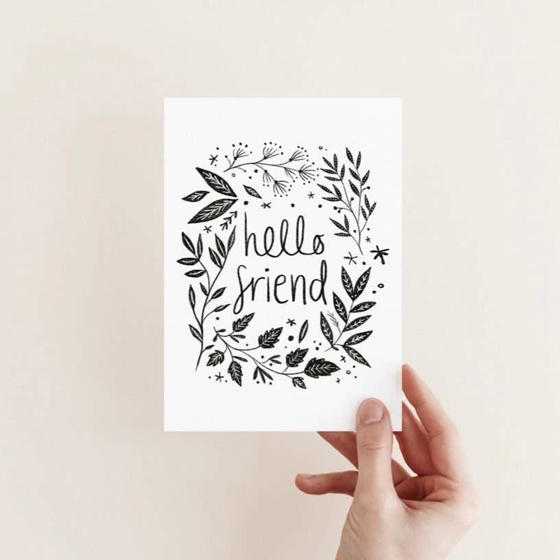 HELLO FRIEND CARD