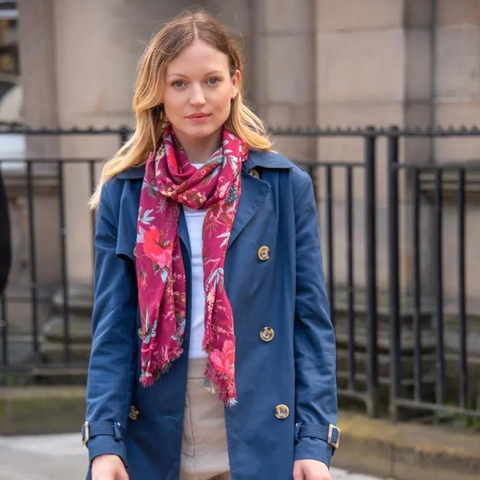 BOTANICAL EDEN PRINT SCARF