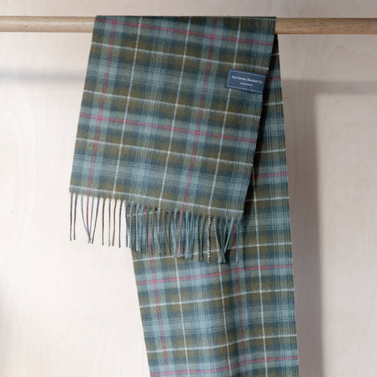 MACKENZIE WEATHERED TARTAN LAMBSWOOL SCARF