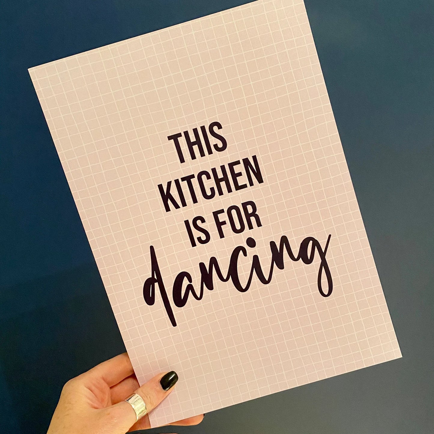THIS KITCHEN IS FOR DANCING - A3 PRINT
