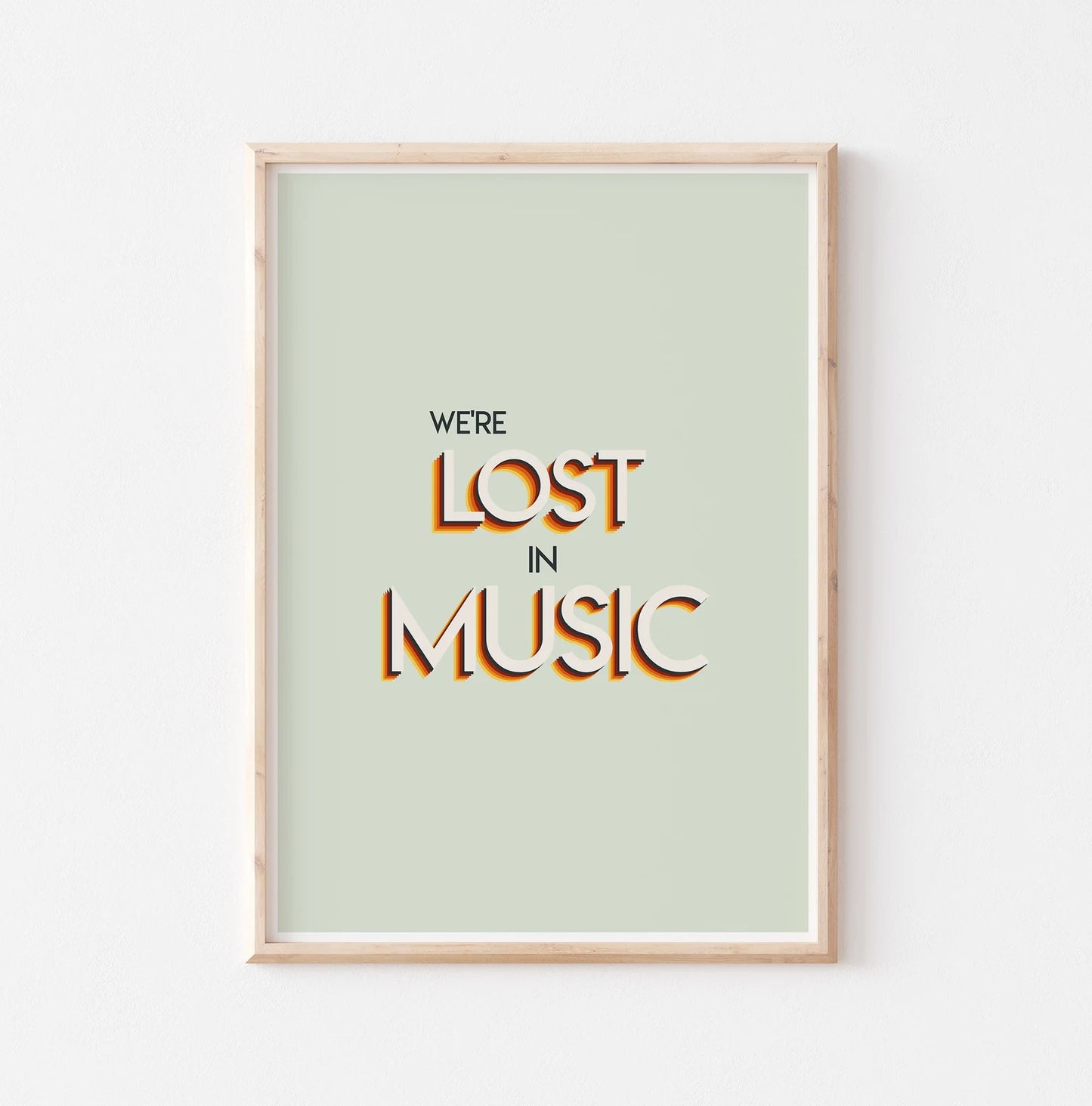 LOST IN MUSIC - A4 PRINT