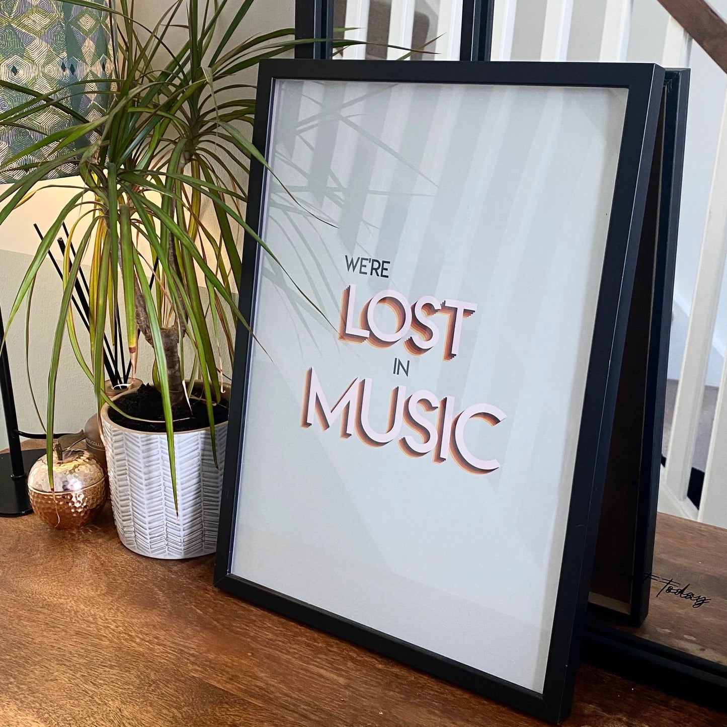 LOST IN MUSIC - A4 PRINT