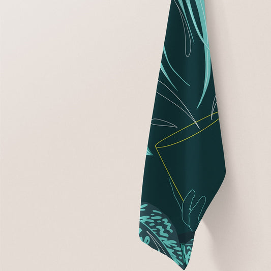 LIVING WITH PLANTS TEATOWEL
