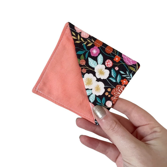Handmade cotton corner bookmark gift for book lovers in assorted fabrics