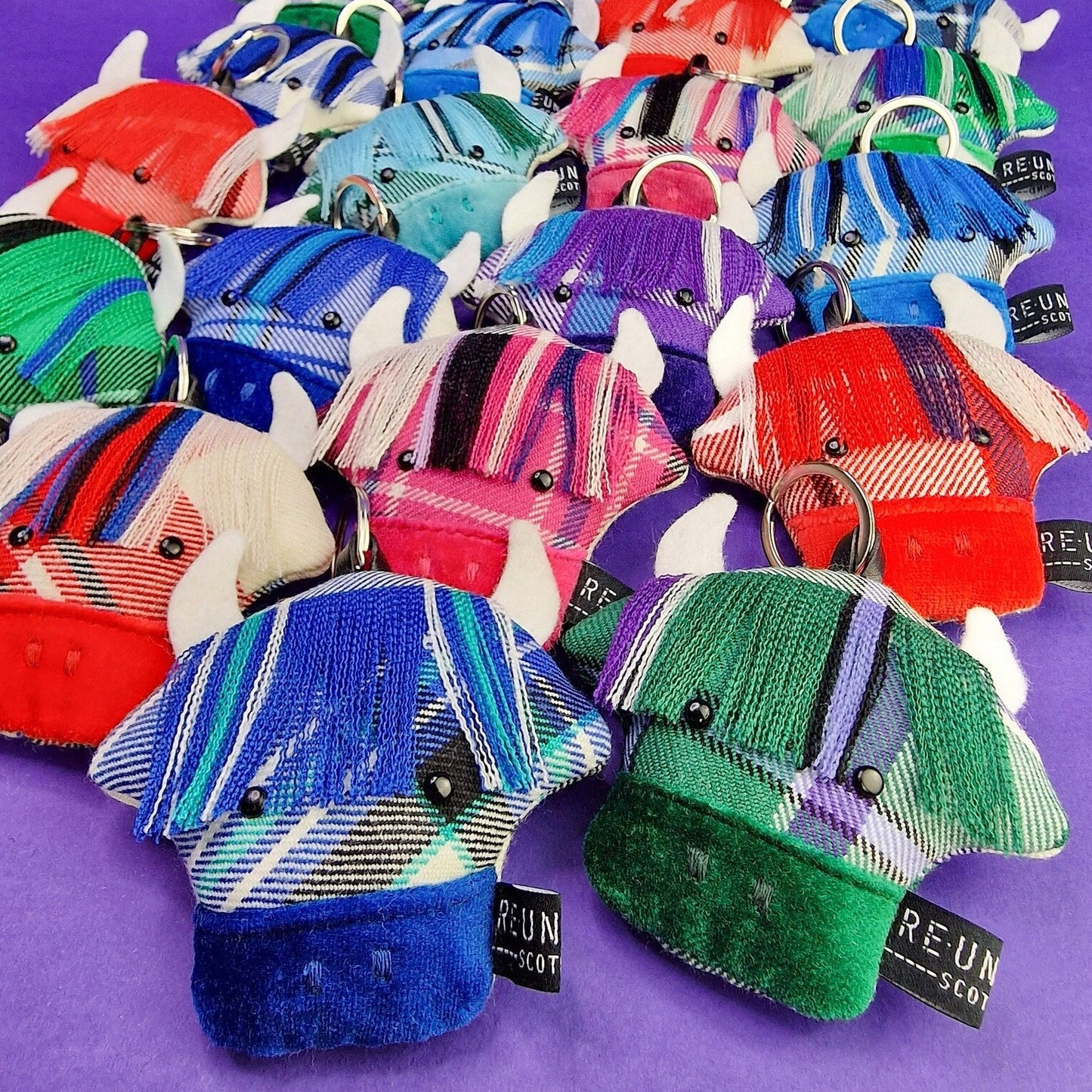 TARTAN HIGHLAND COO KEYRING