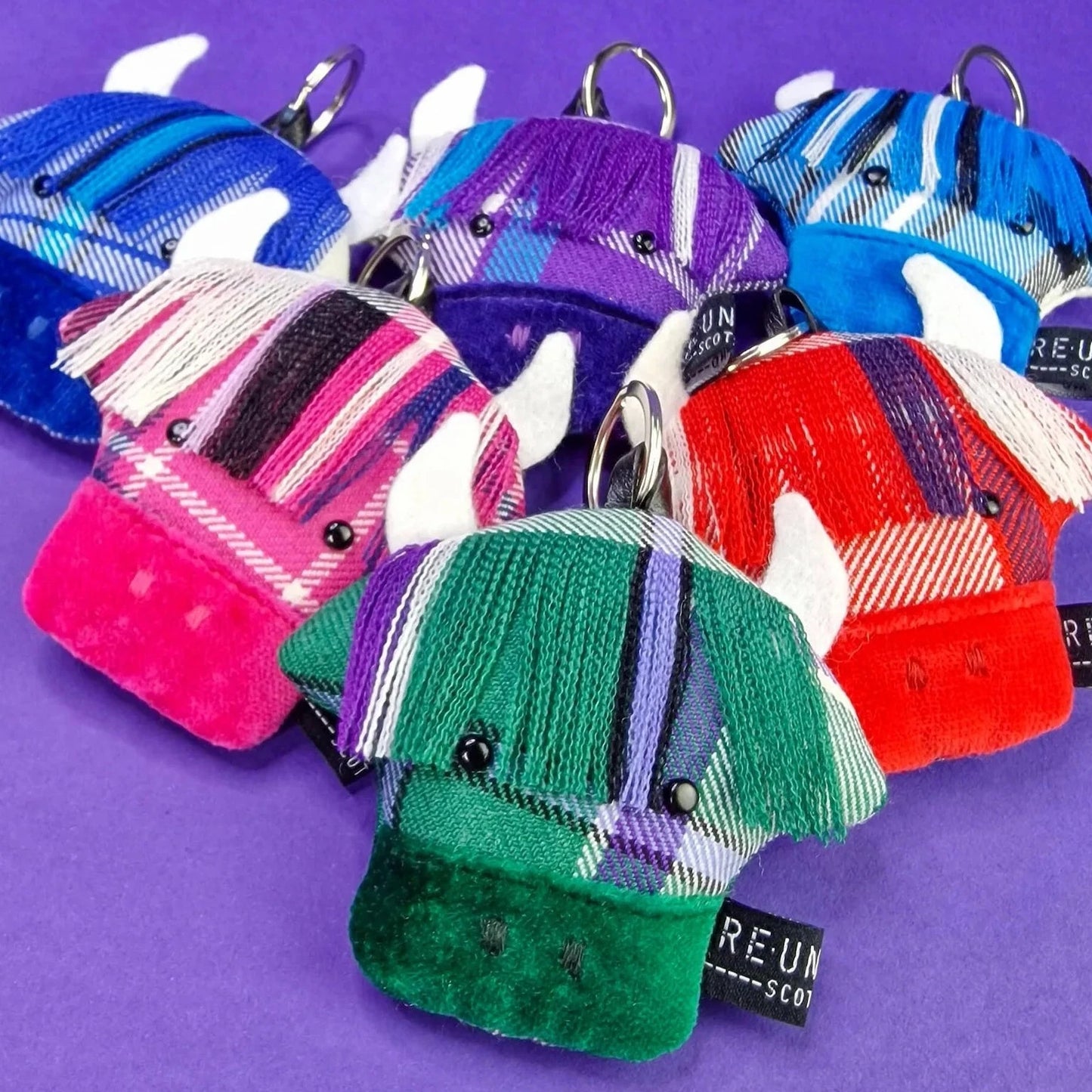 TARTAN HIGHLAND COO KEYRING