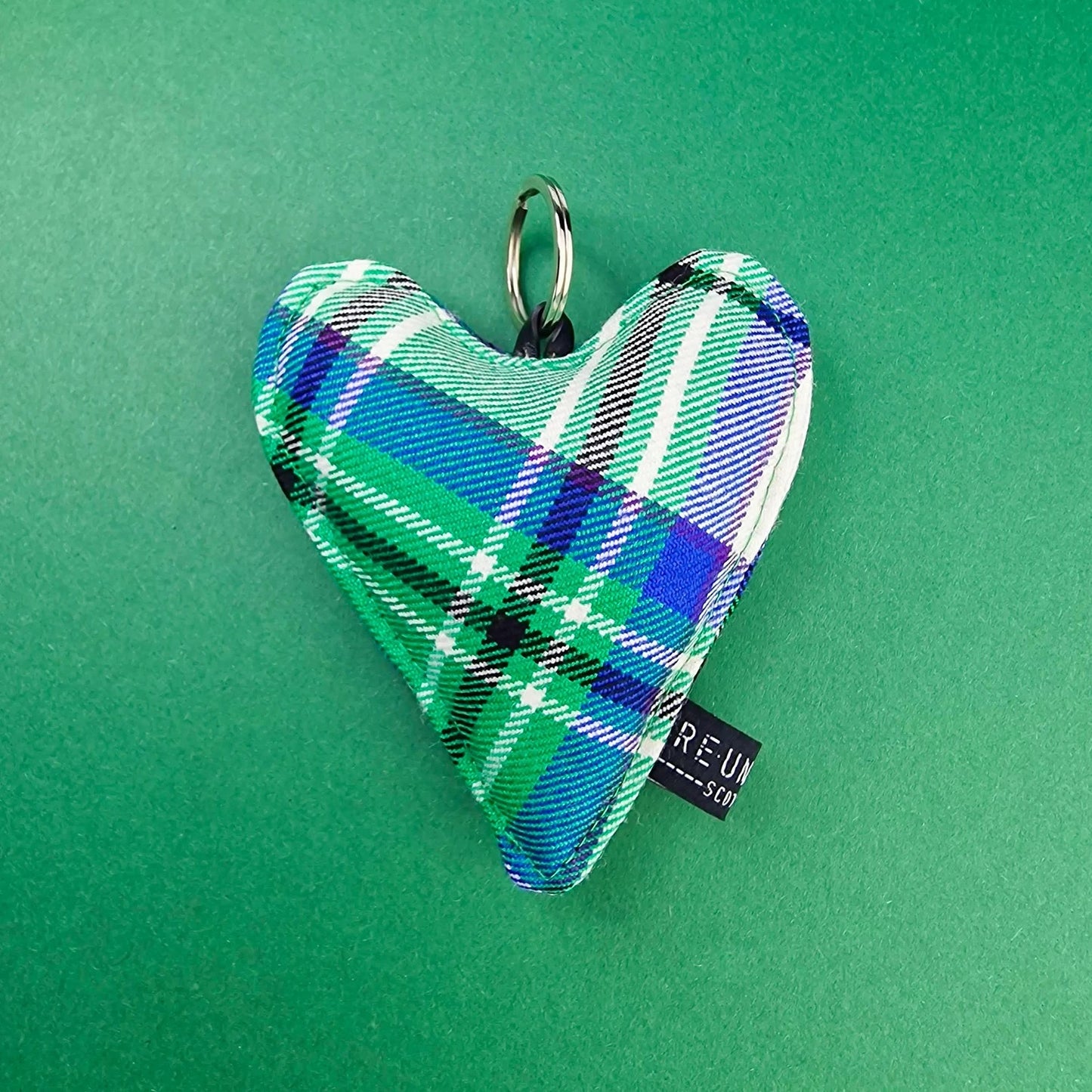 TARTAN HEART KEYRING - LARGE