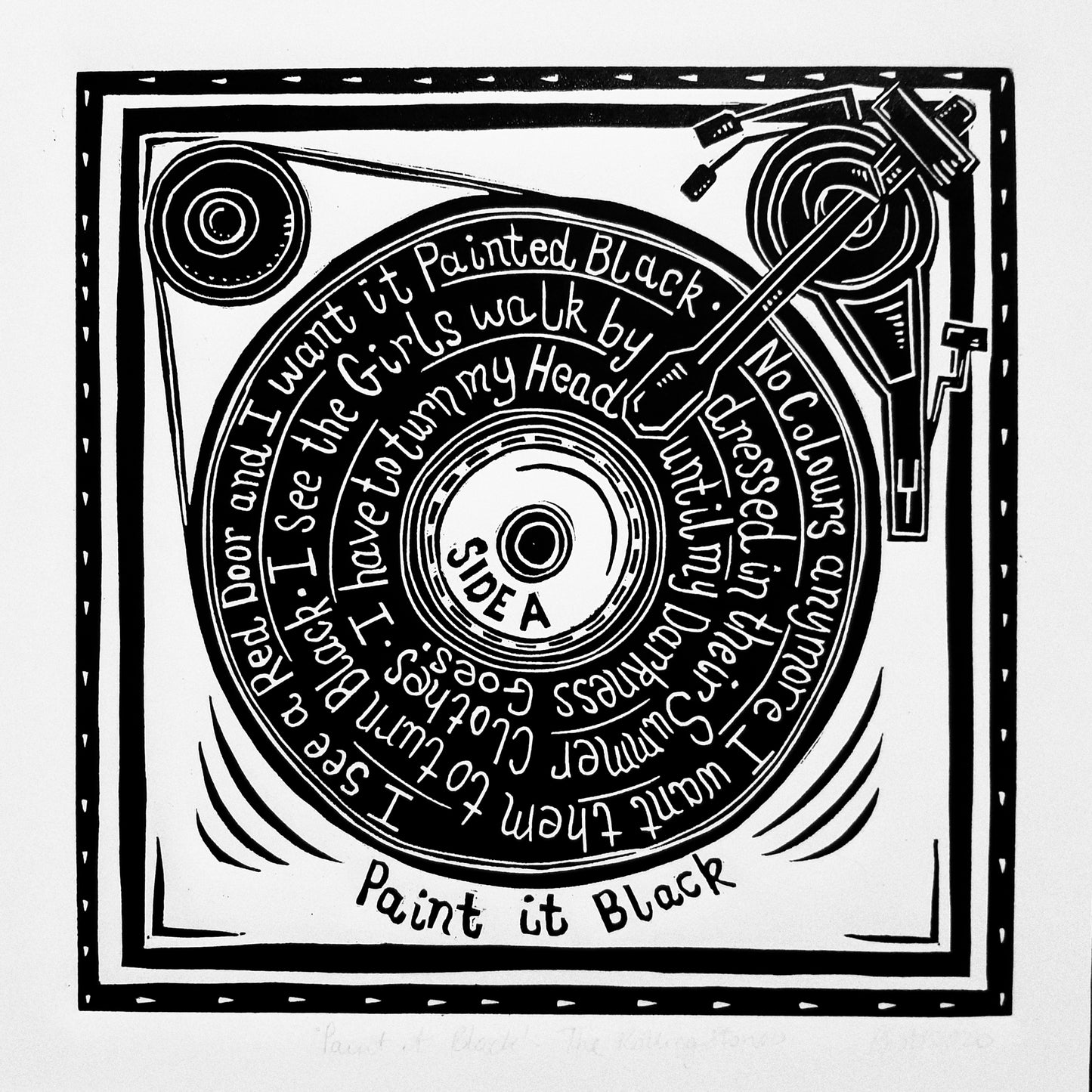 PAINT IT BLACK PRINT