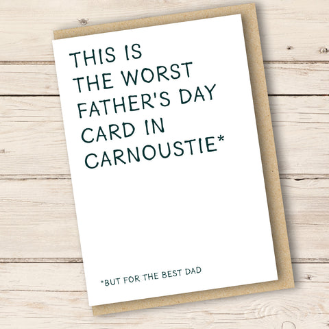 WORST FATHERS DAY CARNOUSTIE