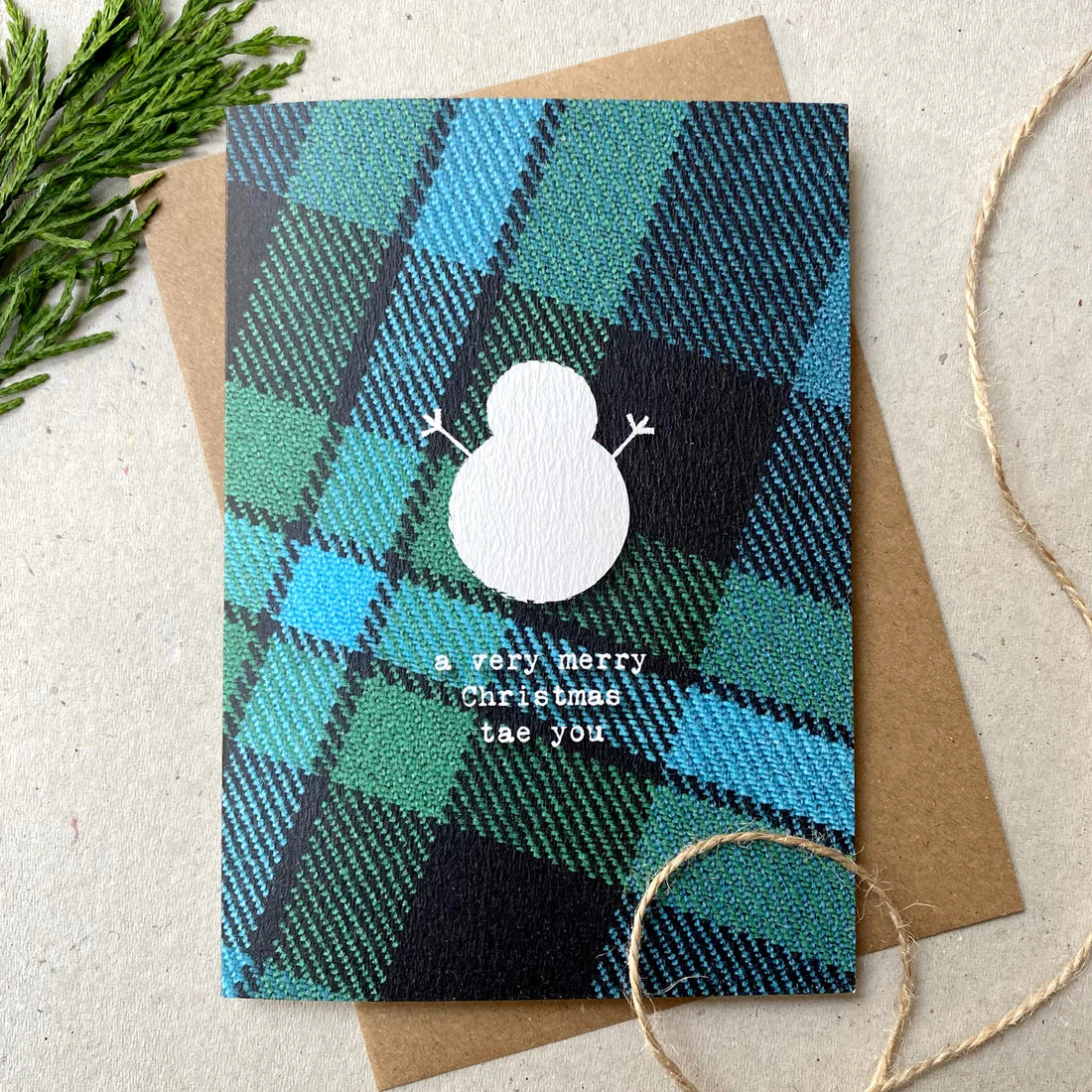 TARTAN CHRISTMAS CARD PACK