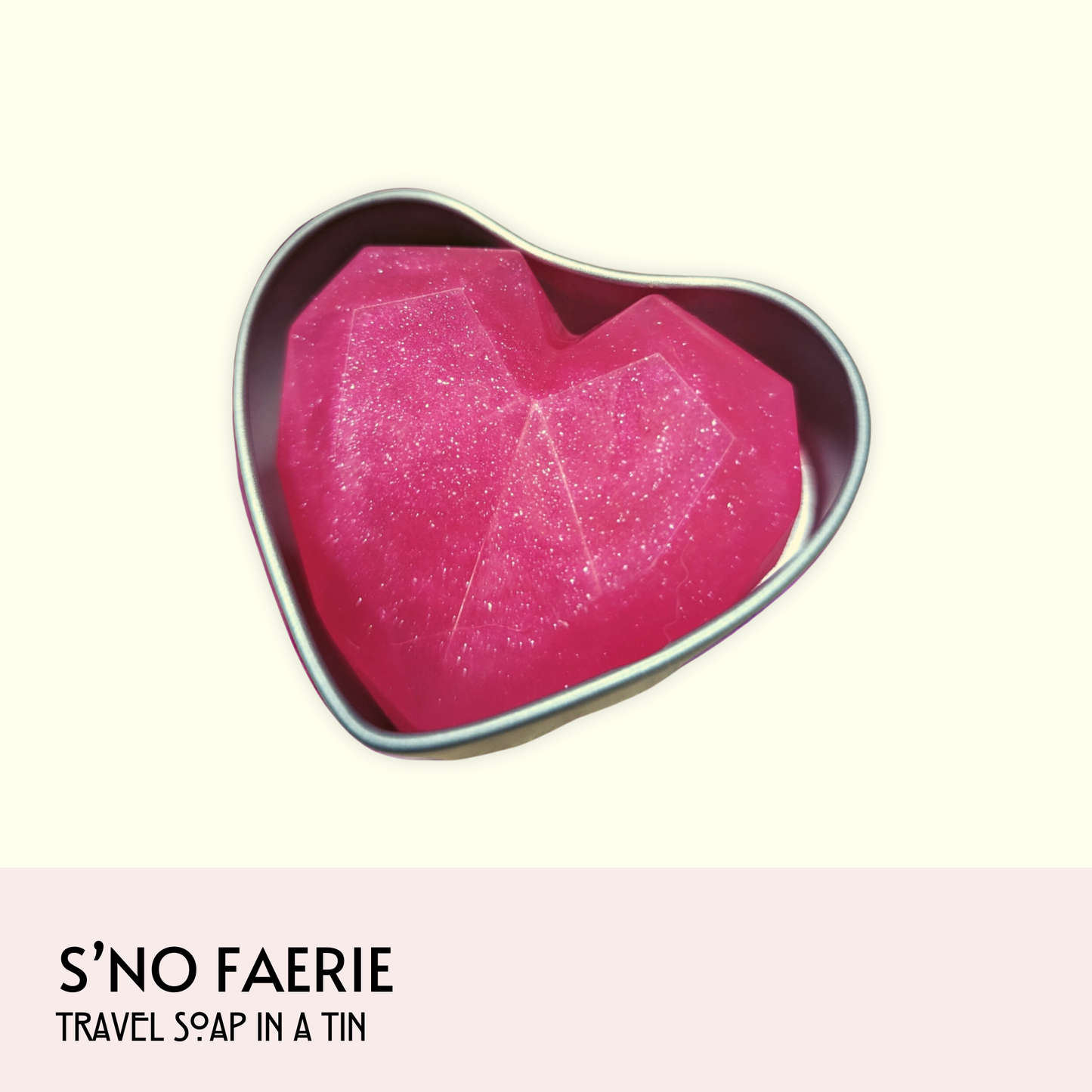 S'NO FAERIE HEART SOAP IN A TIN