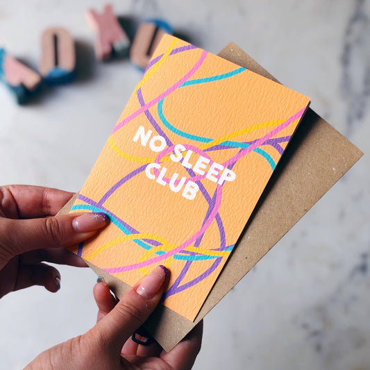 NO SLEEP CLUB CARD