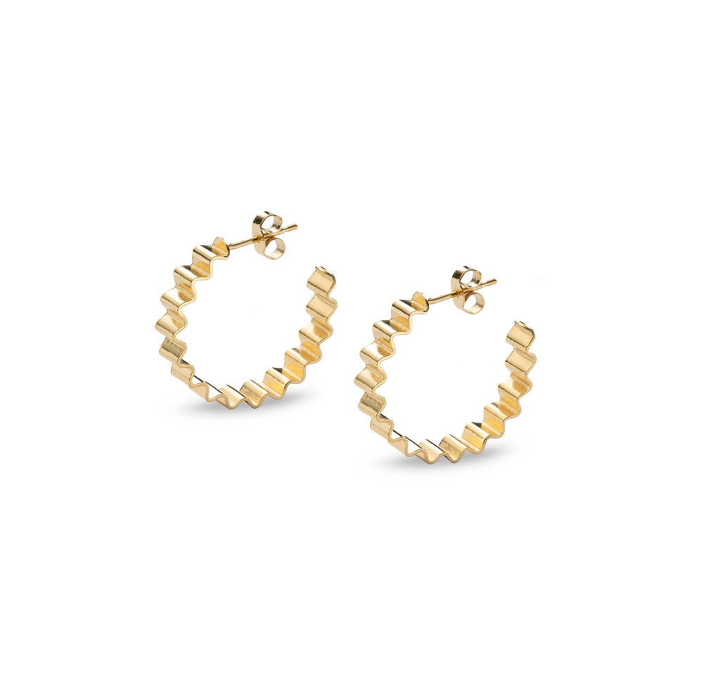 CLASSIC ONDULEE HOOPS - GOLD