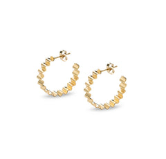 CLASSIC ONDULEE HOOPS - GOLD