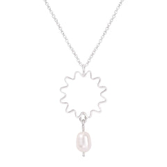 MINI PEARL PENDANT - SILVER