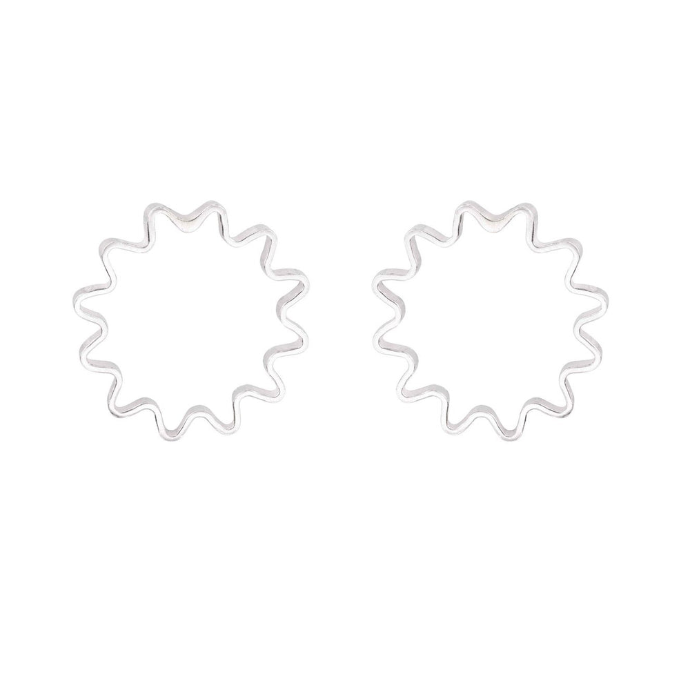 MINI ONDULEE EARRINGS - SILVER