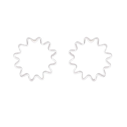 MINI ONDULEE EARRINGS - SILVER