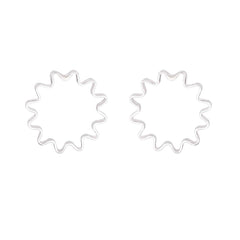 MINI ONDULEE EARRINGS - SILVER