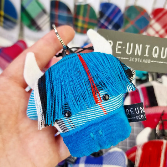TARTAN HIGHLAND COO KEYRING