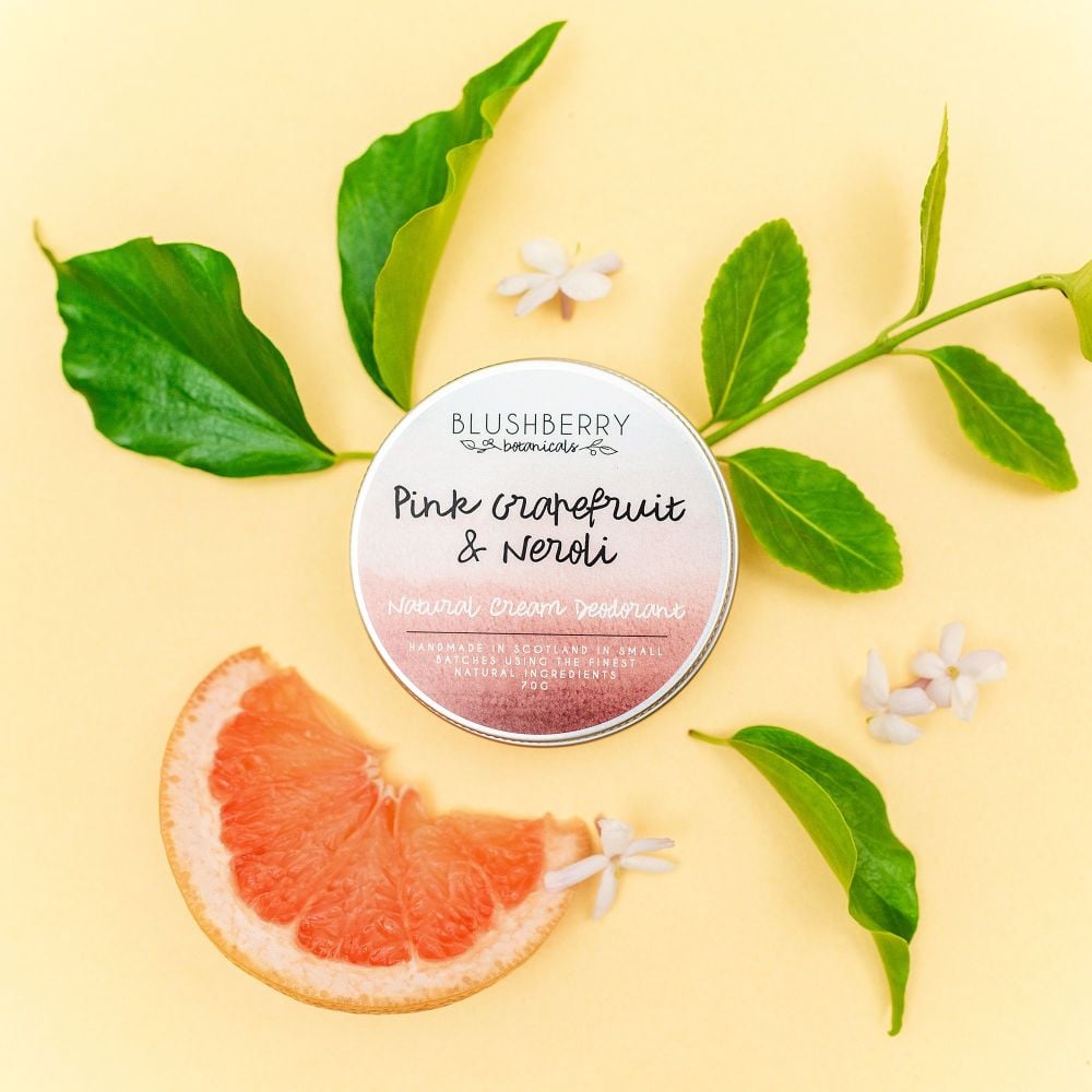 Pink Grapefruit & Neroli deodorant tin 70g