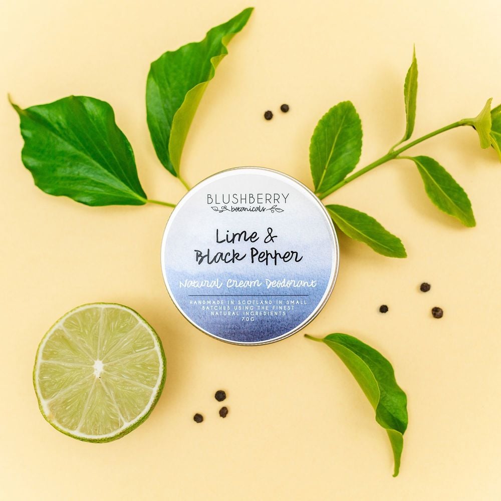Lime & Black Pepper deodorant tin 70g