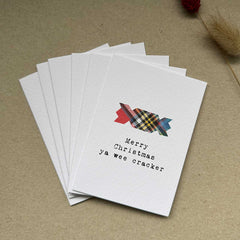 MINI SCOTTISH CHRISTMAS CARD PACKS