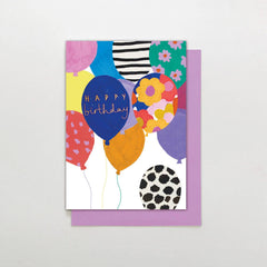 BRIGHT BALLOONS BIRTHDAY CARD