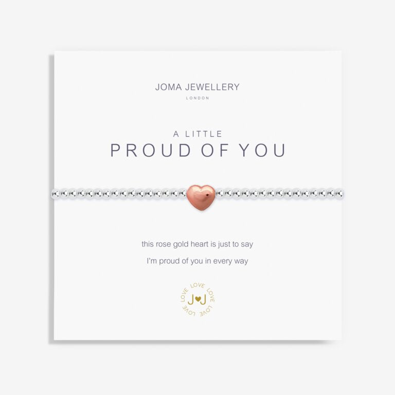 A LITTLE 'PROUD OF YOU' SILVER BRACELET