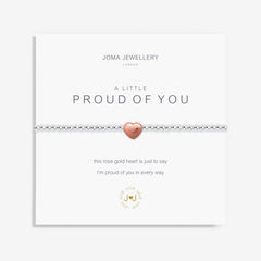 A LITTLE 'PROUD OF YOU' SILVER BRACELET
