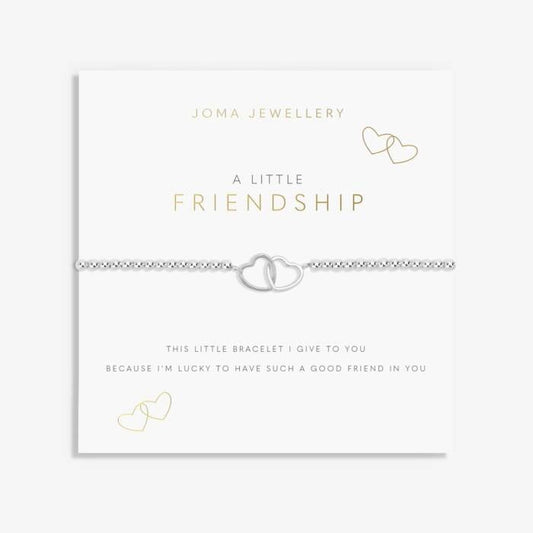A LITTLE 'FRIENDSHIP' SILVER BRACELET