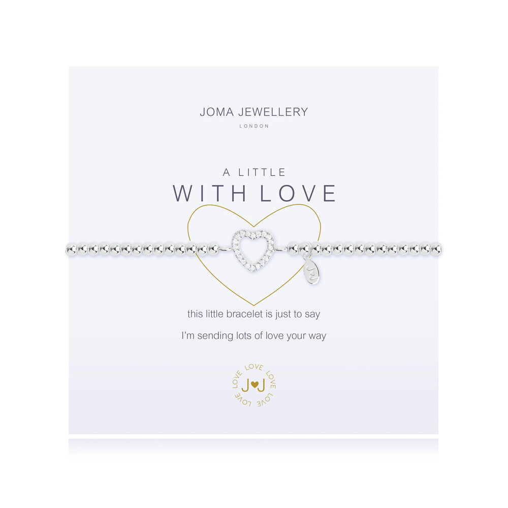 A LITTLE 'WITH LOVE' SILVER BRACELET