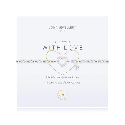 A LITTLE 'WITH LOVE' SILVER BRACELET