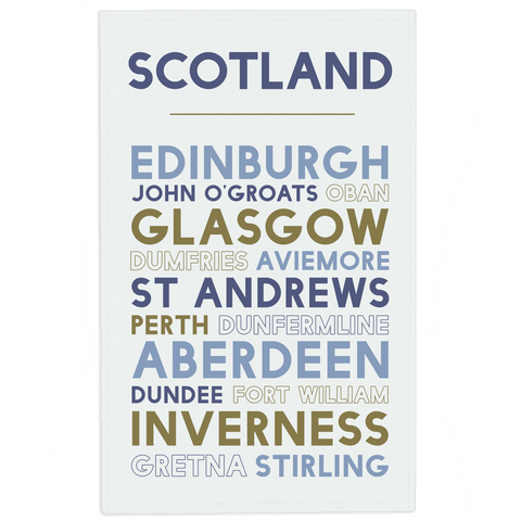 SCOTLAND TEATOWEL