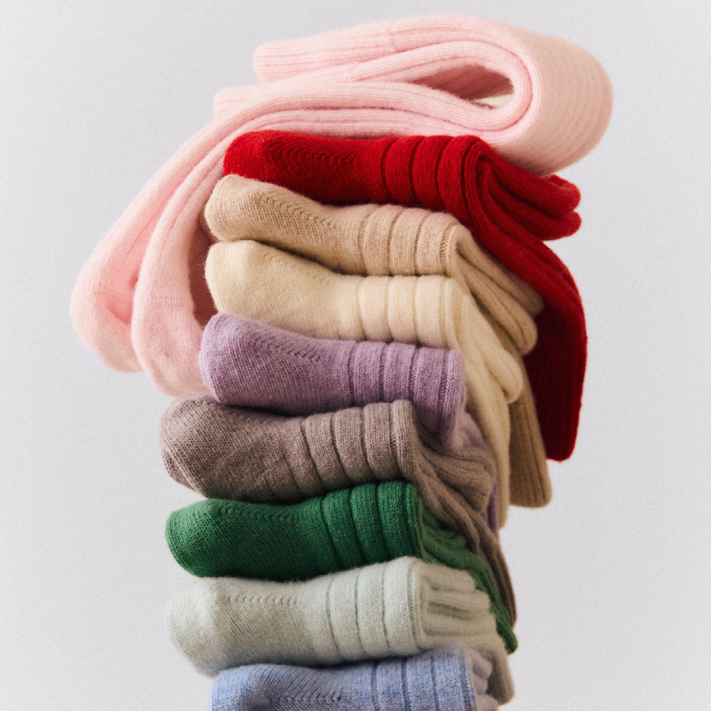 MERINO BED SOCKS