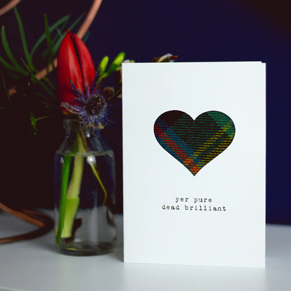 YER PURE DEAD BRILLIANT CARD