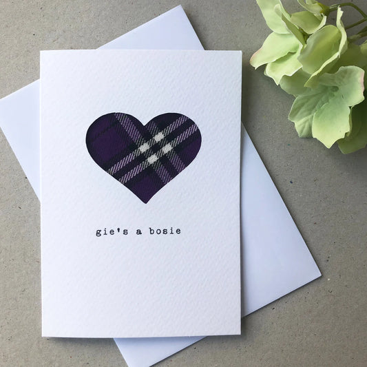 GIE'S A BOSIE CARD
