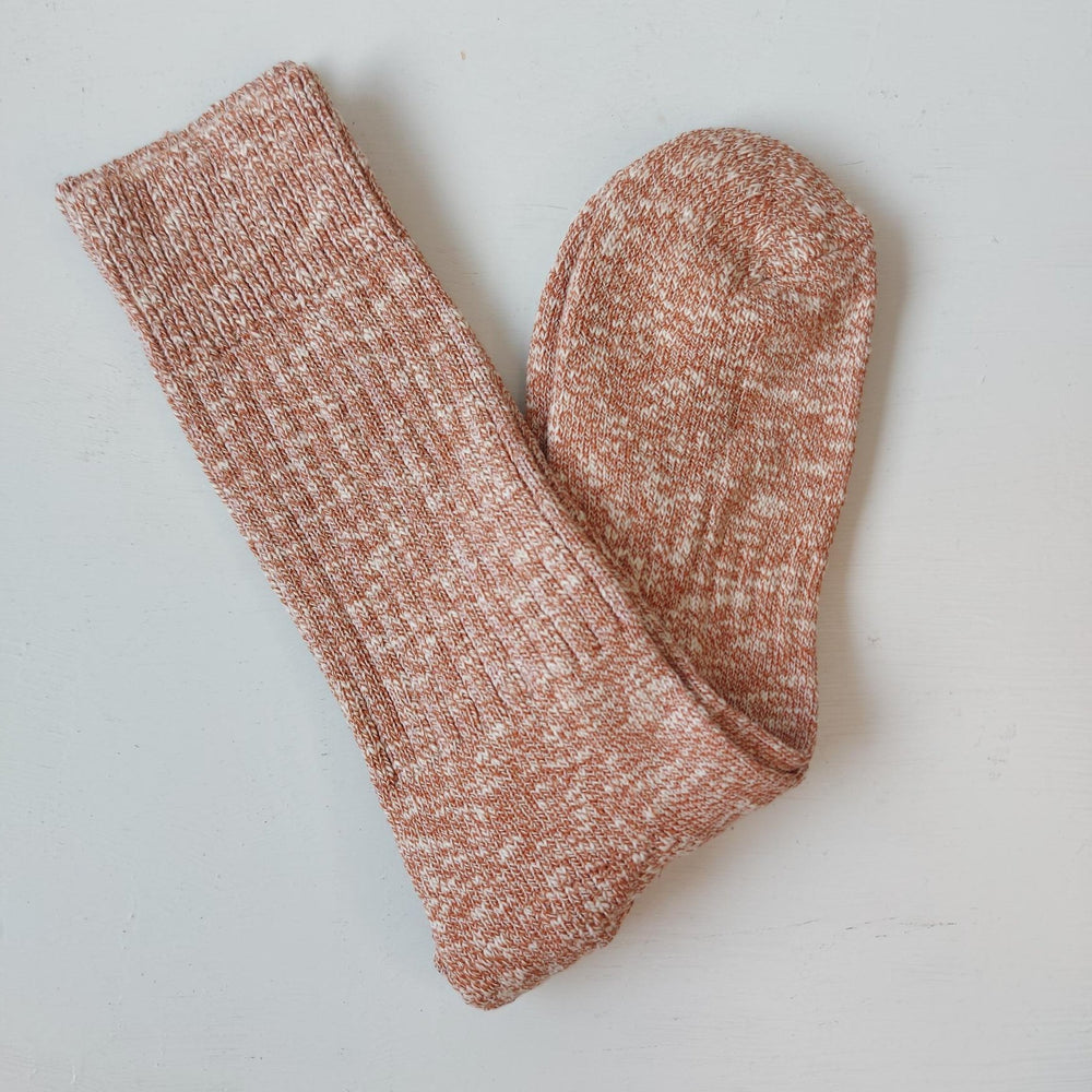 ORANGE CHUNKY SOCKS