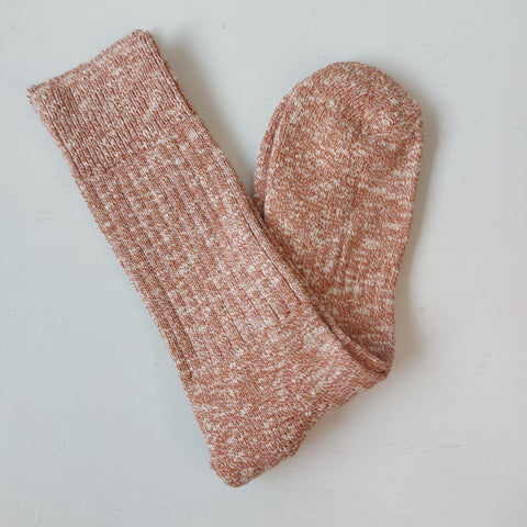 ORANGE CHUNKY SOCKS