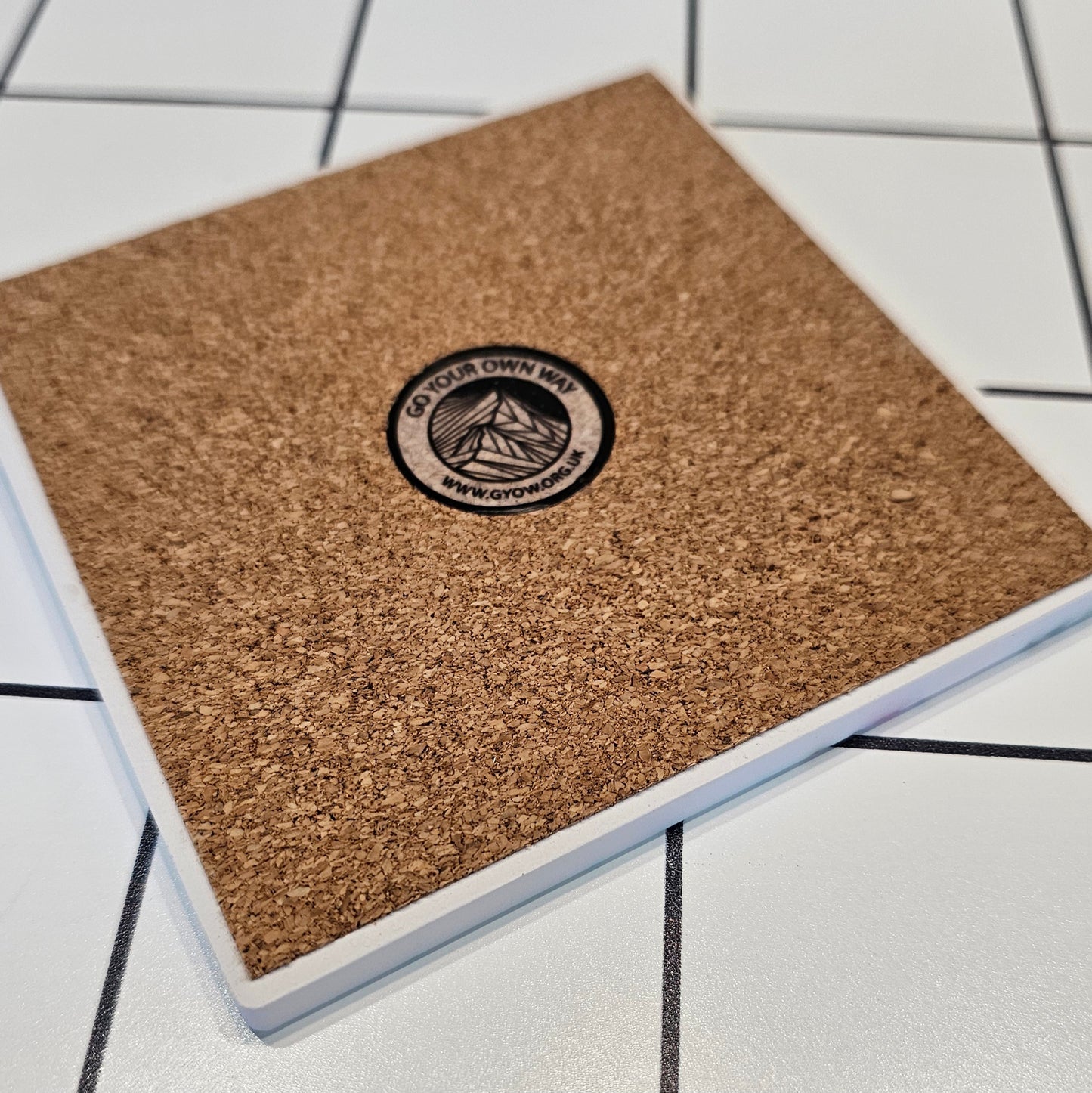CARNOUSTIE MAP SQUARE COASTER