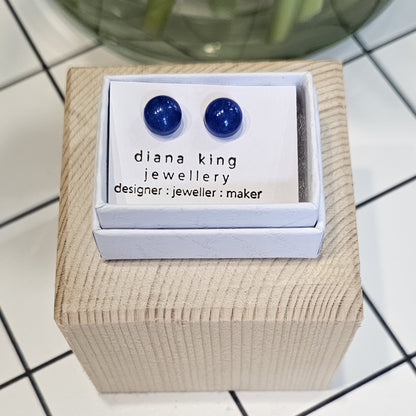 DARK BLUE DOME STUDS
