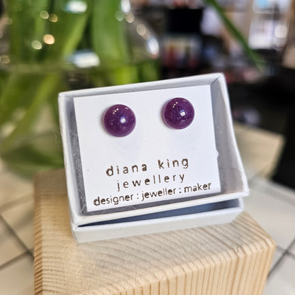 PURPLE SMALL DOME STUDS
