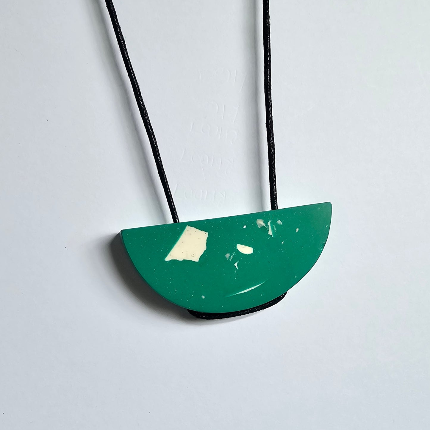 TERRAZZO SEMI CIRCLE NECKLACE