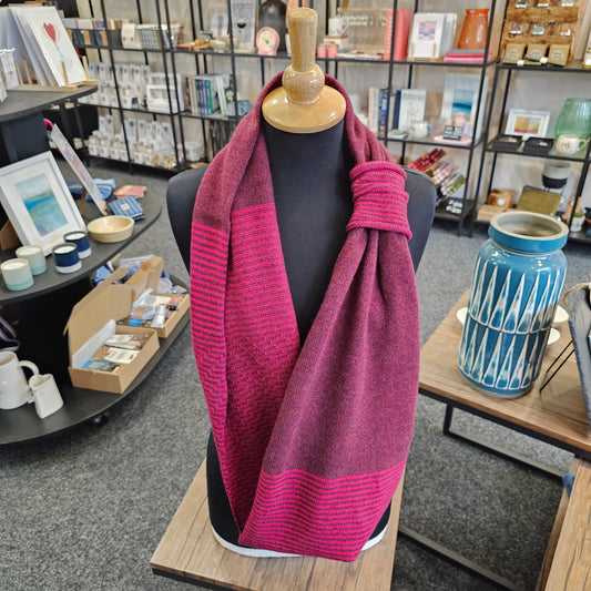 ZIG ZAG LONG SNOOD + CUFF
