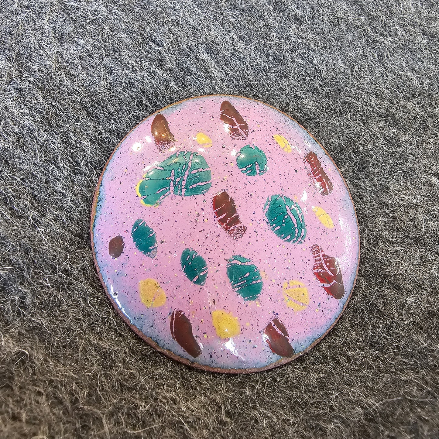 ENAMEL BROOCHES