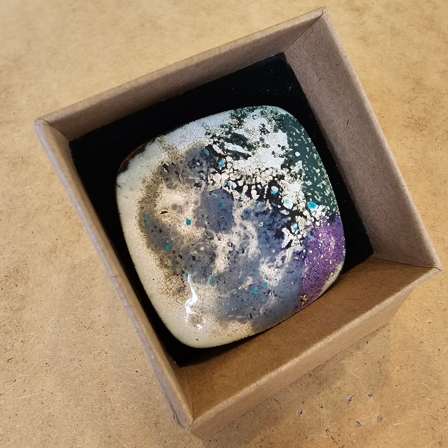 ENAMEL BROOCHES